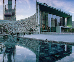 上海自然博物館單面彩鋼酚醛板、顆粒排煙板項目案例